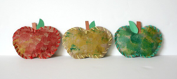 Stuffed Paper Apples Apple Crafts for Kids Made with Everyday Supplies