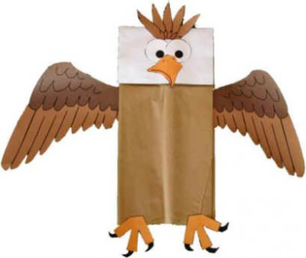 Eagle Crafts & Activities for Kids Paper Bag Eagle Craft For Kids 