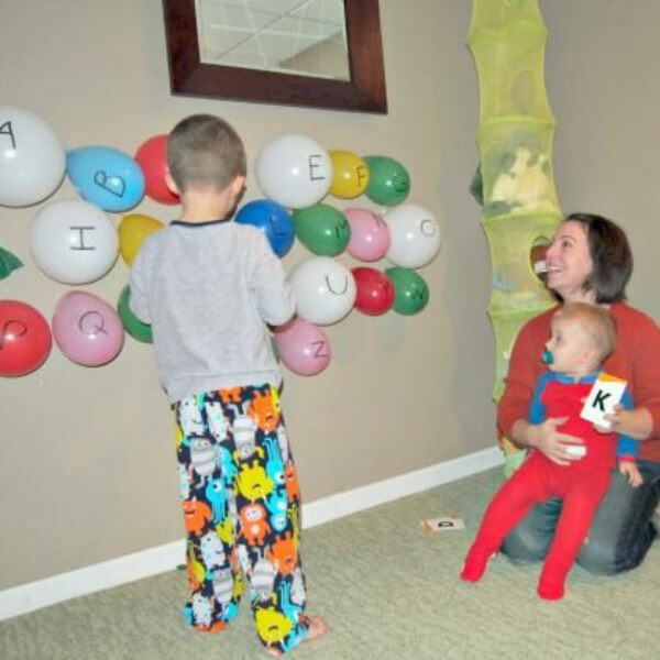 Amazing Alphabet Balloon Pop Gaming Activity For Kids