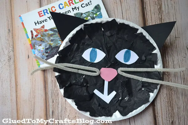 Tissue Paper Cat Cat Craft Ideas For Kids