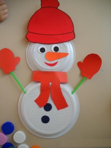 Get creative and make Christmas art with paper plates and the kids.