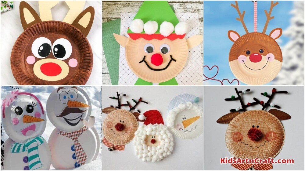 Easy Christmas Paper Plate Craft for Kids