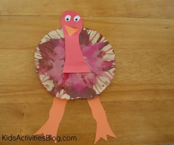 Spin Art Turkey Craft Easy Coffee Filter Crafts For Kids To Try This Holiday Season