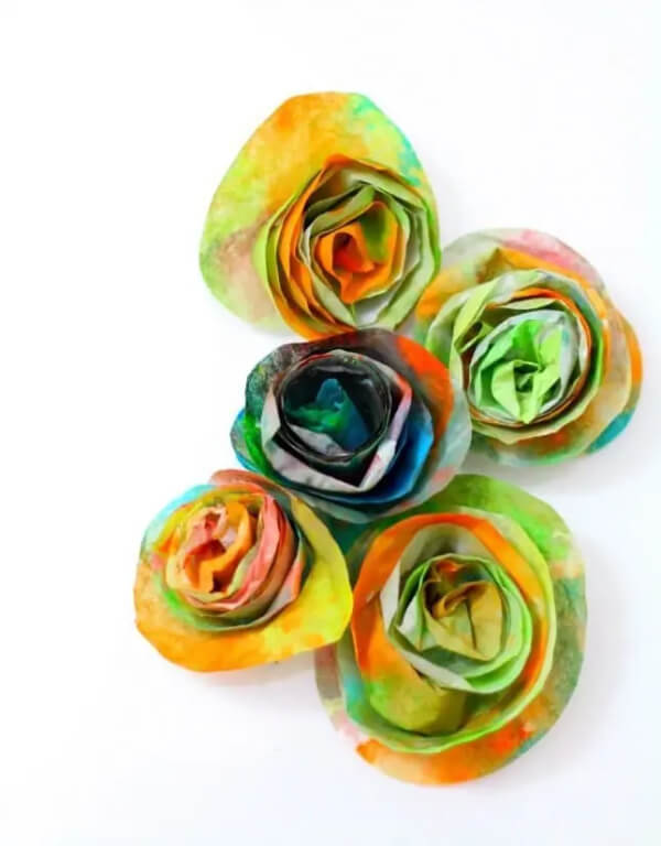 Coffee Filter Roses Easy Coffee Filter Crafts For Kids To Try This Holiday Season