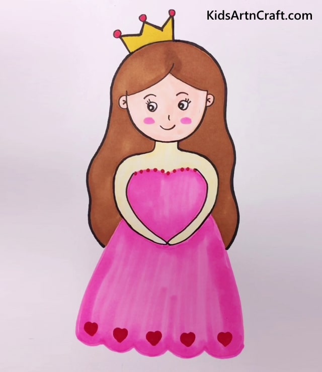 Cute Little Princess Drawings For Kids