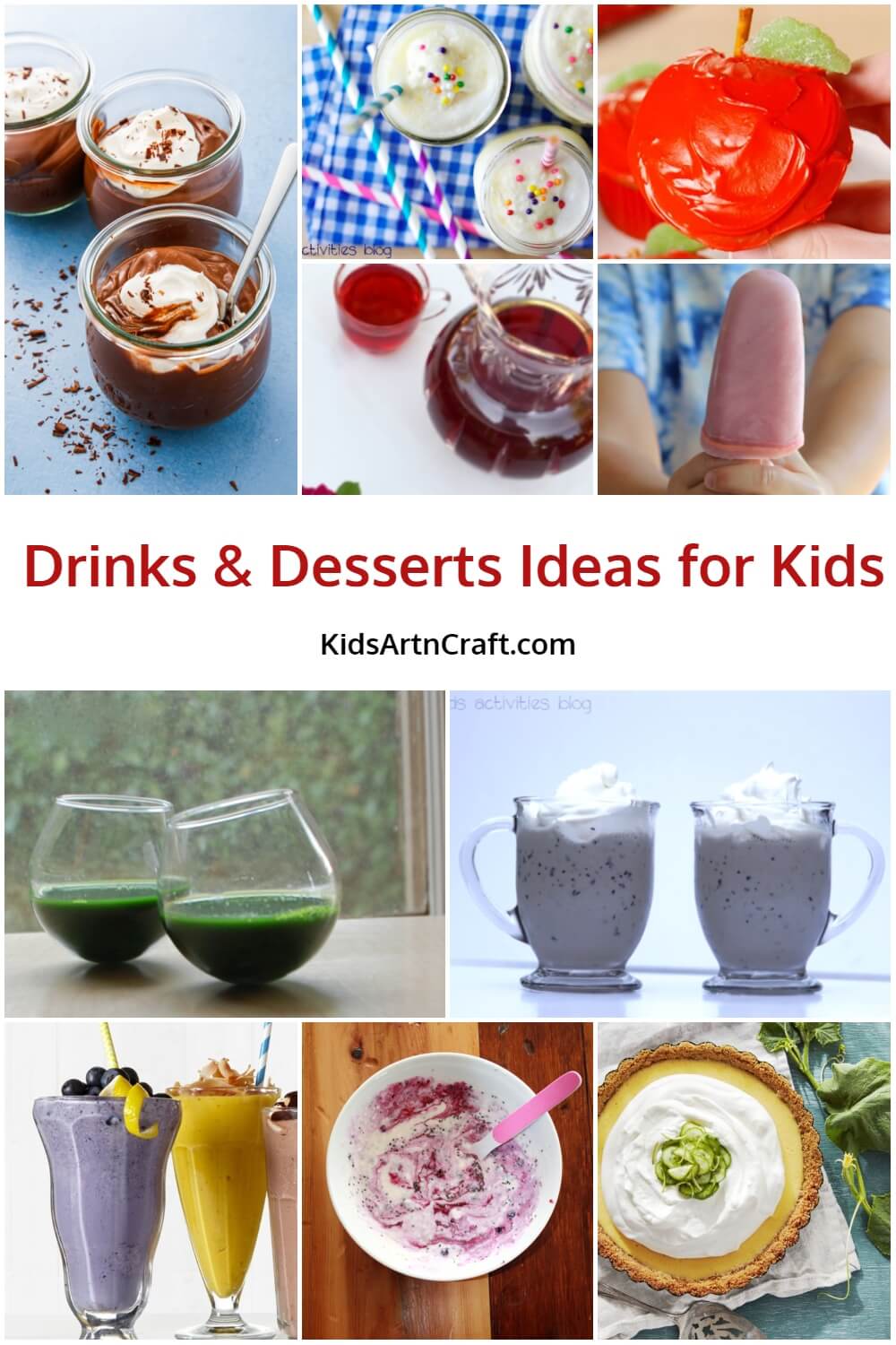 Drinks & Desserts Ideas for Kids