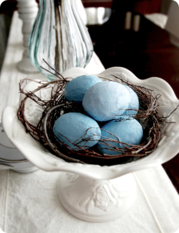 Paper Mache Easter eggs Easter Crafts for Adults