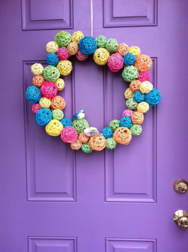 DIY Easter Egg Wreath Easter Crafts for Adults