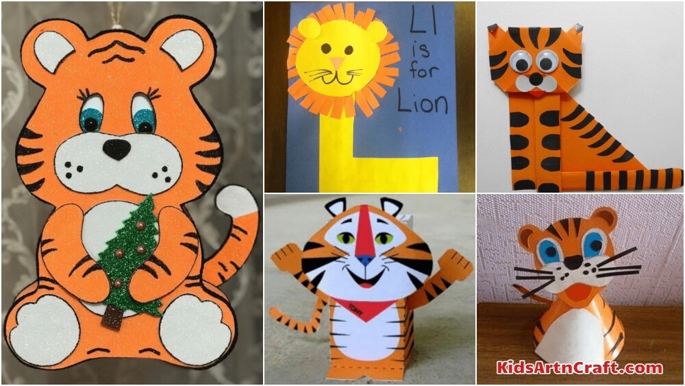 Easy Paper Lion Crafts for Kids