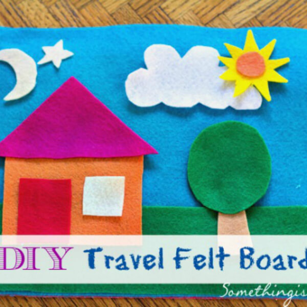 House Scenery Easy-Peasy No Sew Craft Ideas For Toddlers