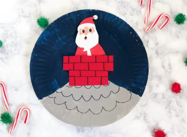 Santa Paper Plate Craft