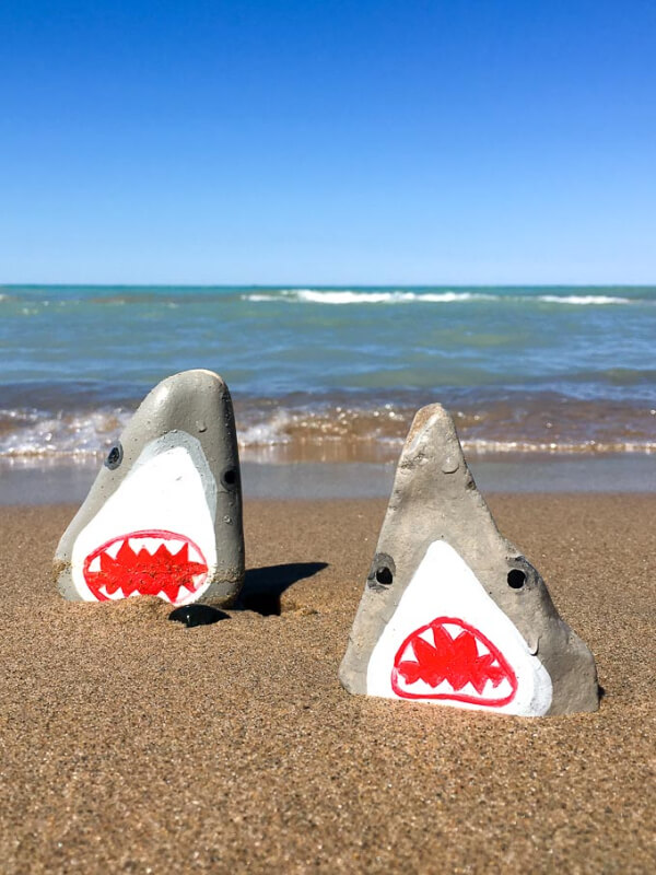 Stone-cold Shark Paint Craft