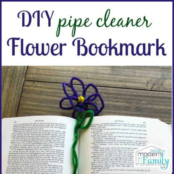 DIY Pipe Cleaner Craft & Activities For Kids DIY Pipe Cleaner Flower Bookmark Craft For Kids