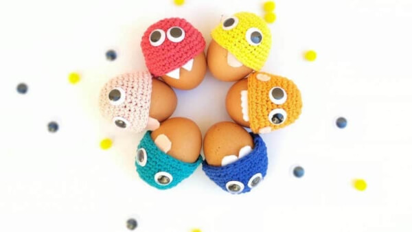 Monster Crochet Eggs
