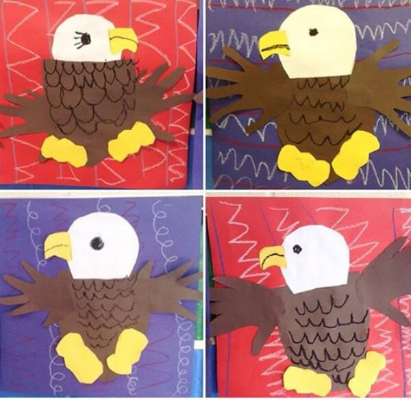 Eagle Crafts & Activities for Kids Eagle Handprint Craft  