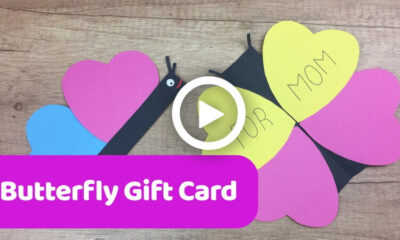How to Make a Butterfly Gift Card