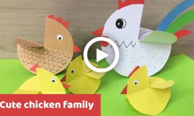 How to Make a Cute Chicken family for Easter