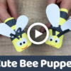 How to Make a DIY Paper Bee Puppet
