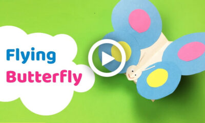 How to Make a Flying Butterfly Craft