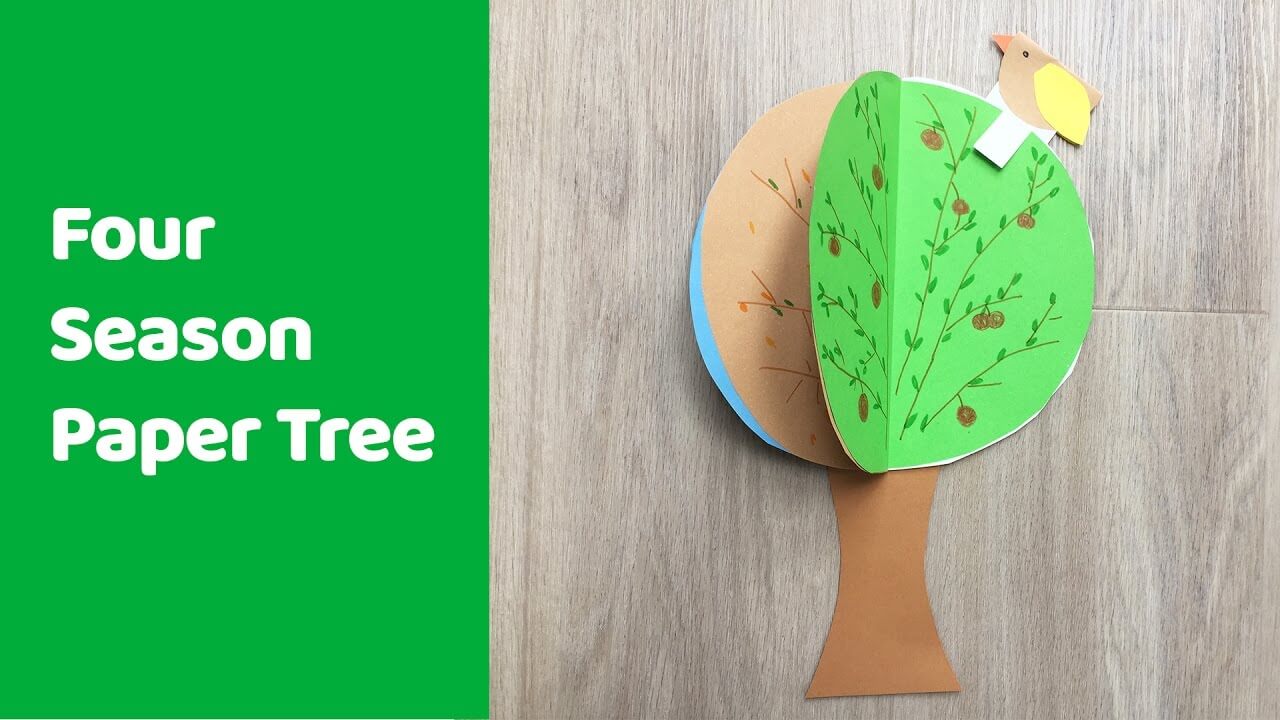 How to Make a Four Season Paper Tree Craft