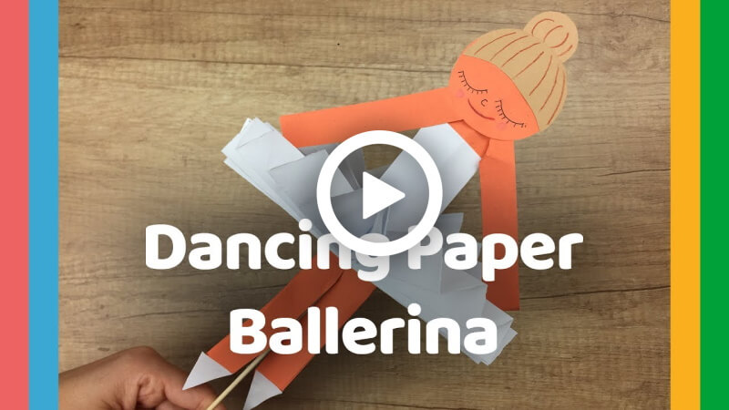 How to Make a Paper Ballerina Toy for Kids