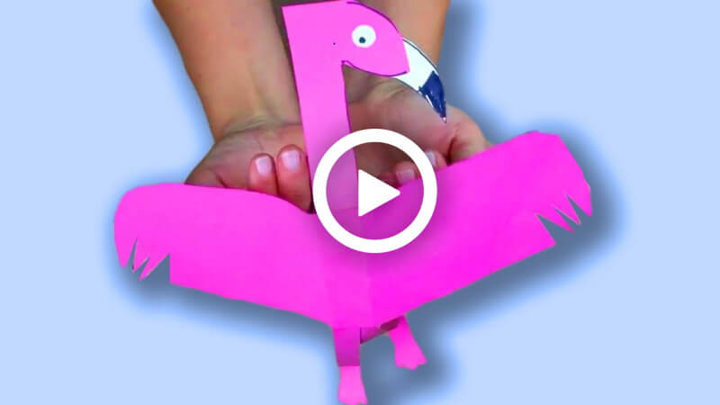 how-to-make-a-paper-flamingo