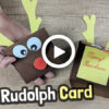 How to Make a Paper Rudolph Reindeer Card