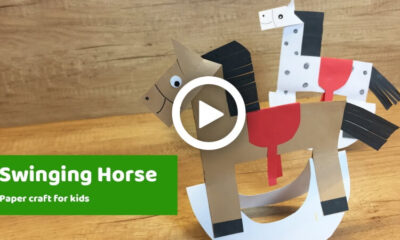 How to Make a Paper Swinging Horse