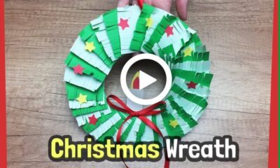 How to Make Christmas Wreath Craft