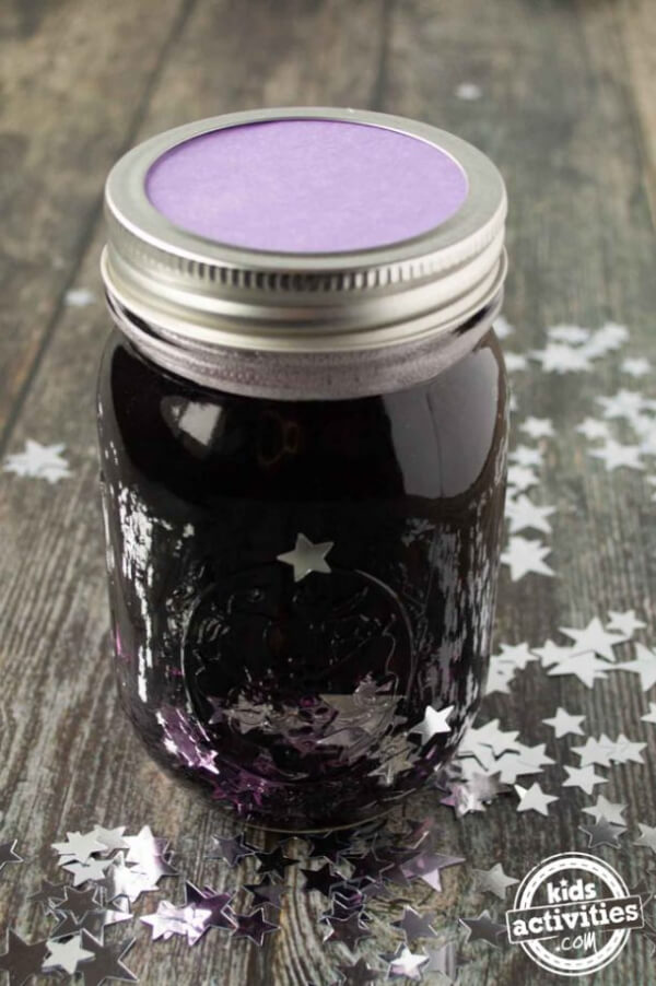 Purple Day Craft Ideas for Preschoolers How to Make Twinkling Falling Stars Glitter Jar