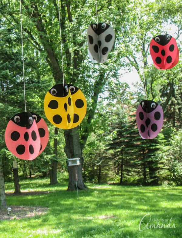 Swirling Twirling Ladybugs Easy Ladybug Crafts For Kids To Enjoy This Summer