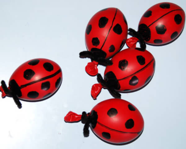 Ladybug Balloons Ladybug Crafts For Kids