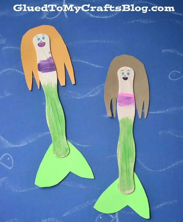 Popsicle Stick Mermaid Craft Ideas For Kids