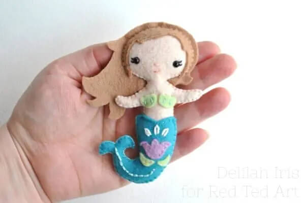 Felt Mermaid Craft Ideas For Kids