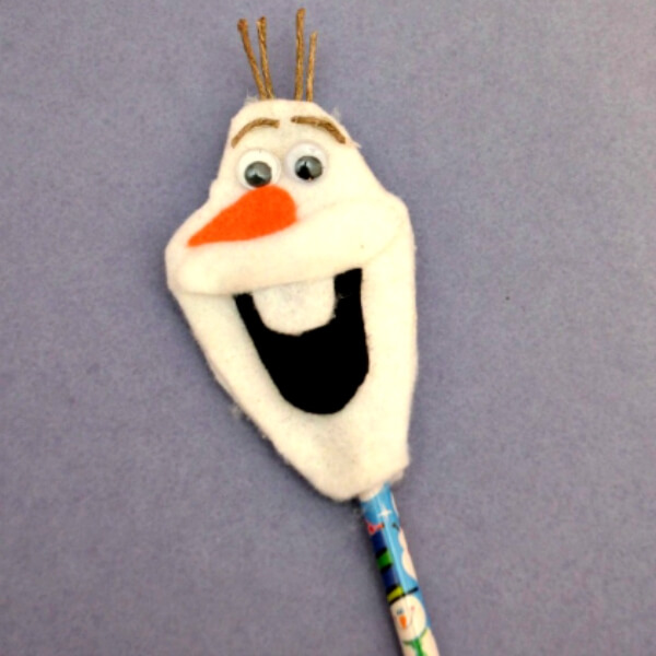 Olaf Pencil Topper Pencil Toppers For Kids