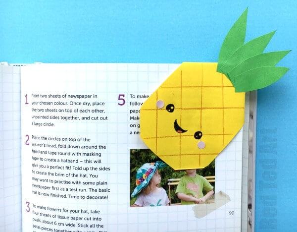 Pineapple Craft Ideas and Activity Elegant Cute DIY Pineapple Bookmark