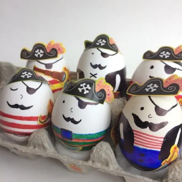 Creative Easter Egg Decorating Pirate Crafts & Activities For Kids