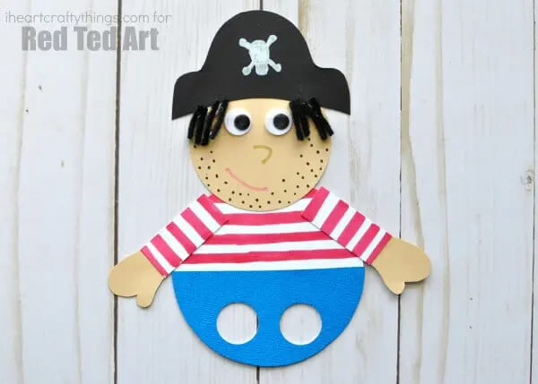 Awesome Pirate Finger Puppets Craft For Preschoolers