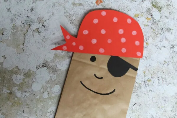 Simple DIY Paper Bag Pirate Crafts & Activities Ideas For Kids