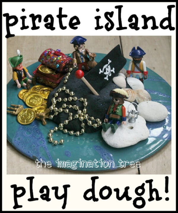 Pirate Island Play Dough Activities For Children