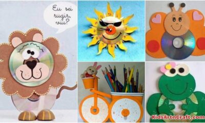 Recycled CD Kid Crafts