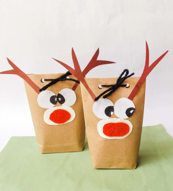 Reindeer Paper Bag Craft