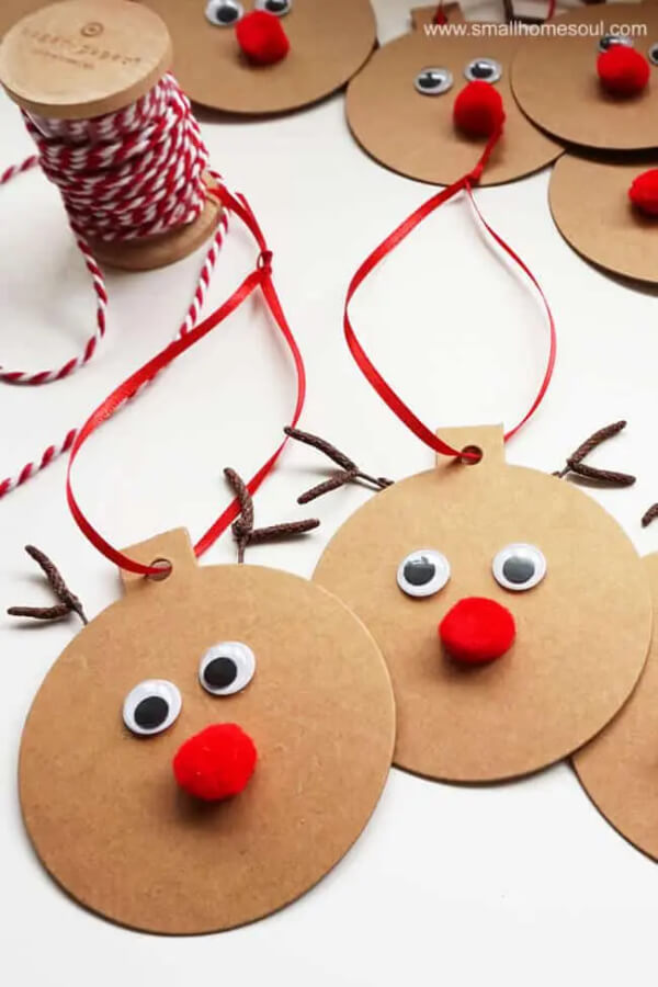 Reindeer Gift Tags Rudolph's Reindeer Craft Ideas For Kids 