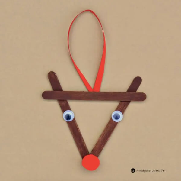Trilateral Reindeer Craft Rudolph's Reindeer Craft Ideas For Kids 