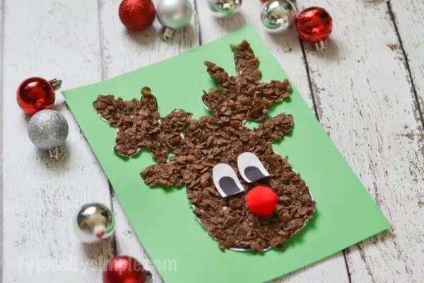 Crunchy, Munchy Reindeer Craft 