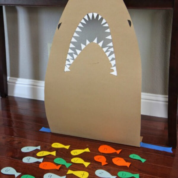 Super Fun Feed the Shark Alphabet Game for Kid's Learning