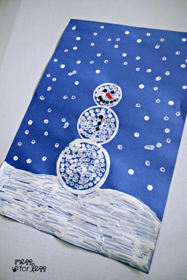 Snowman Crafts For Kids Snowman Painting