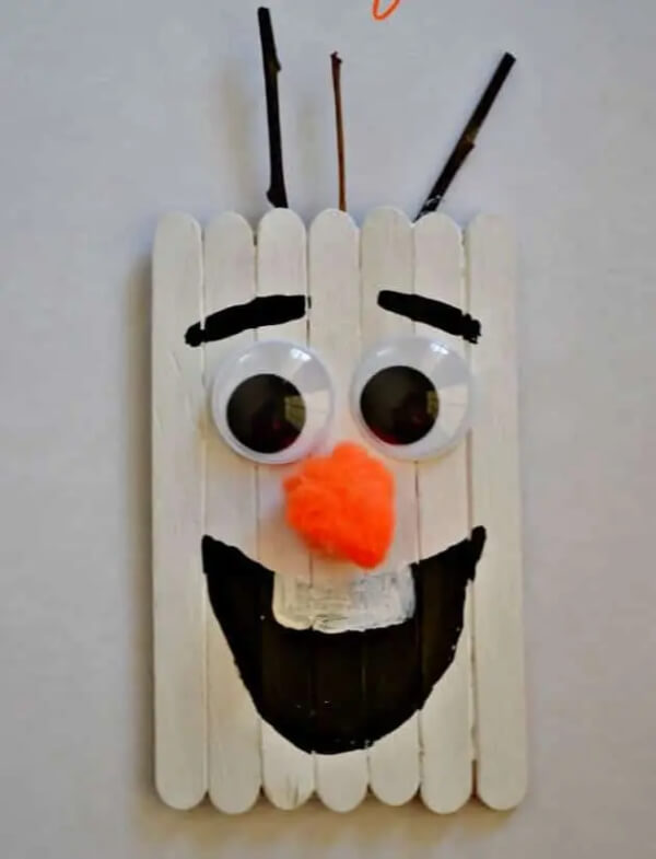 Stick Mask Snowman