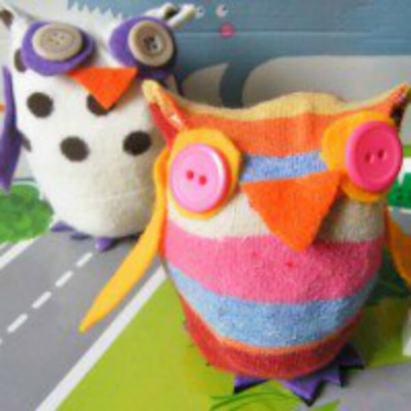 Owls Easy-Peasy No Sew Craft Ideas For Toddlers