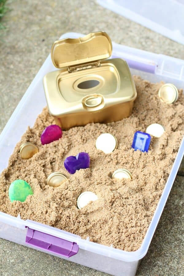 DIY Treasure Chest Craft Activity For Toddlers